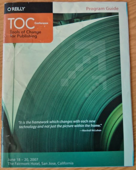 I still have the first TOC programme