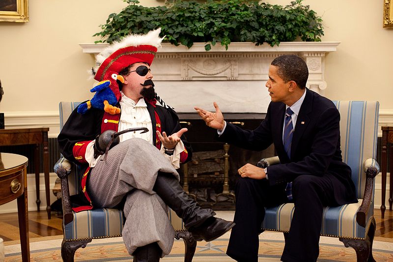 President Obama and A Pirate