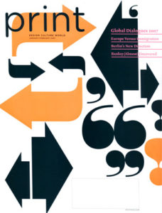 Print Magazine cover