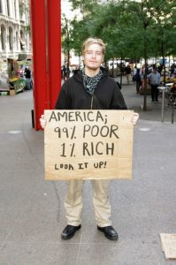 occupy wall street protester