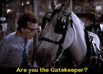 Ghostbusters "are you the gatekeeper"?
