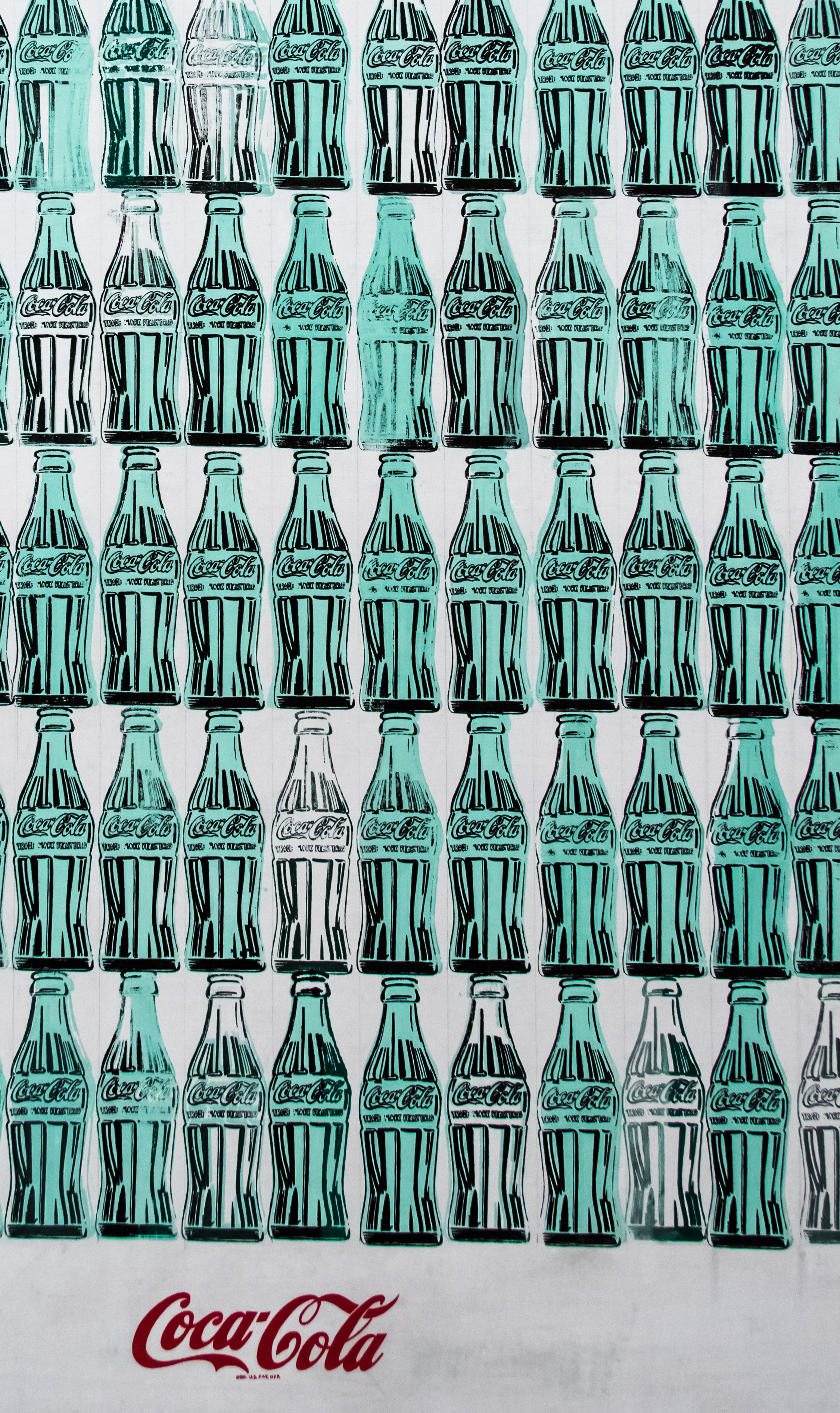 Green Coca Cola Bottles (1962) by Andy Warhol, image via Andrew Moore