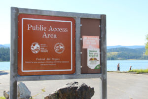 Public Access sign