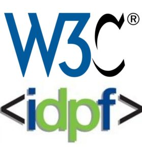 W3C IDPF logos