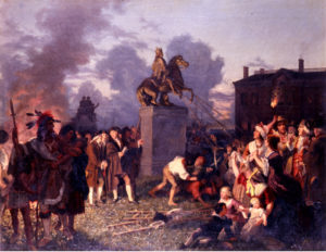 Pulling Down the Statue of King George III