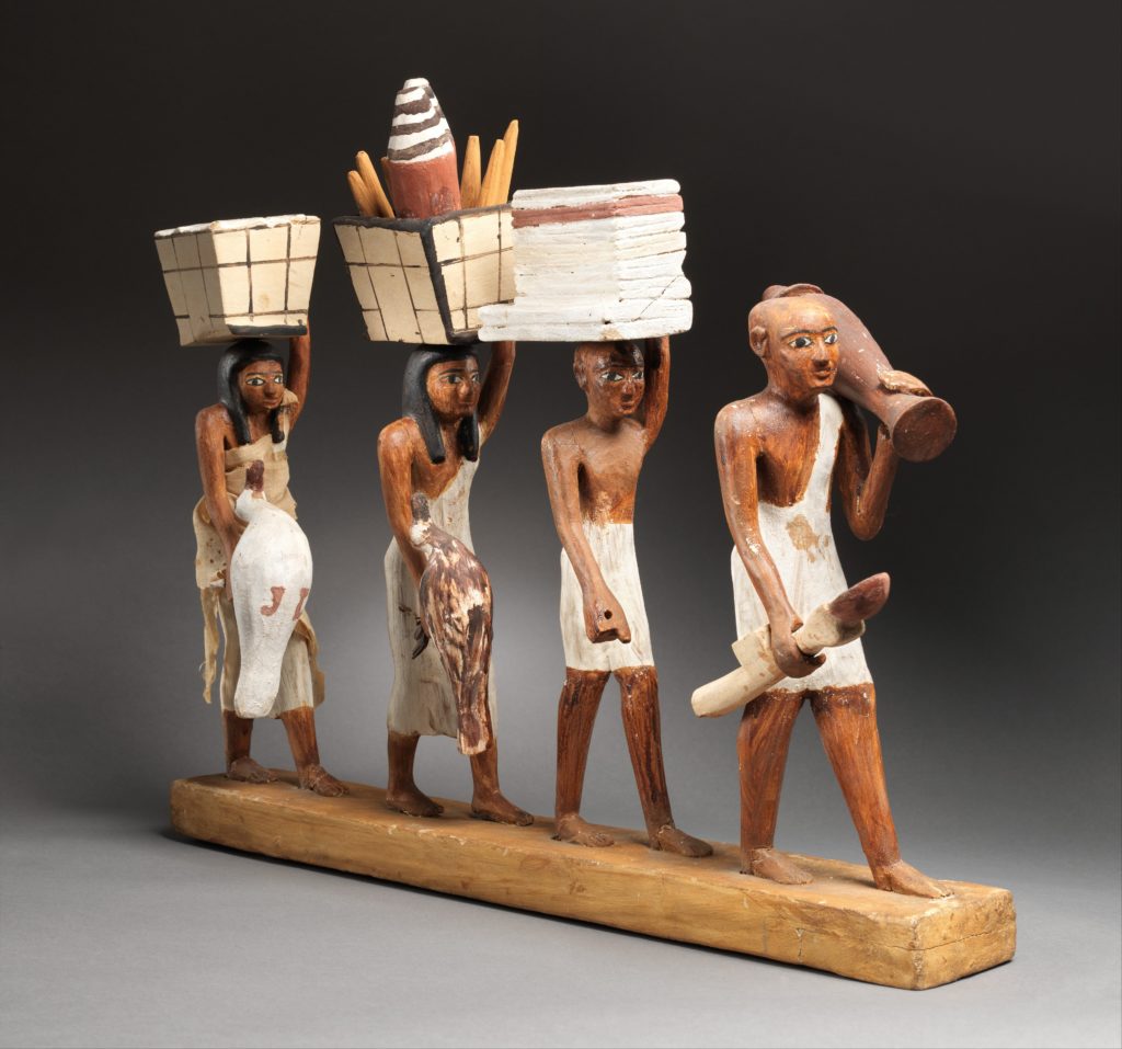 Model of a procession of offering bearers
