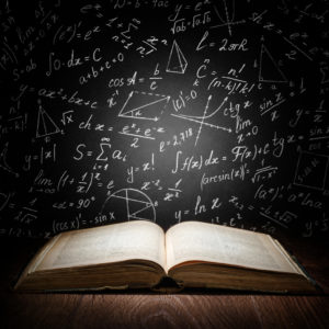 book and math equations