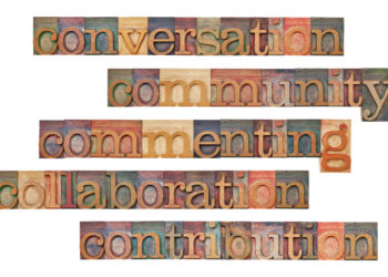 conversation, community, commenting, collaboration