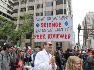 science protestor