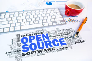 open source word cloud on office scene
