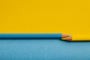 aligned pencils