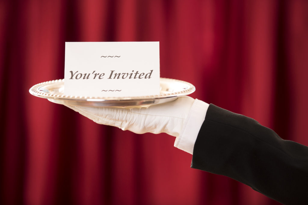 you're invited card