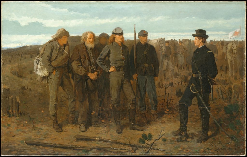 Winslow Homer, Prisoners from the Front, Image via The Metropolitan Museum of Art