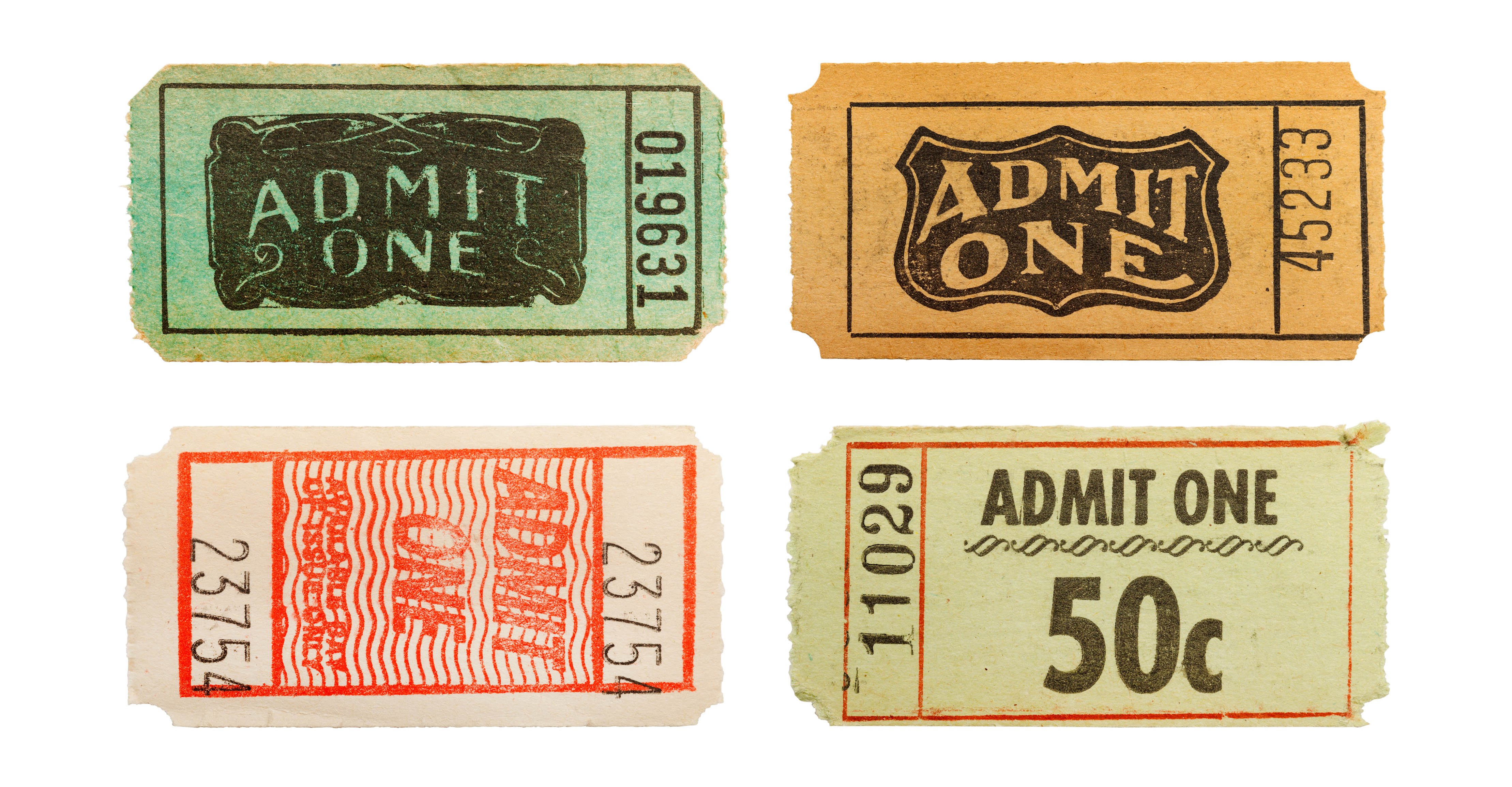 admission tickets