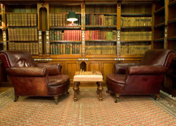 Vintage reading room