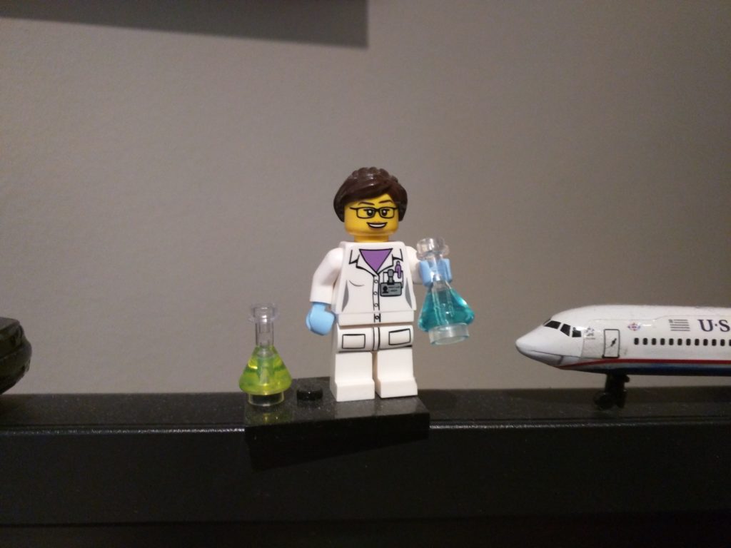 lego scientist figure