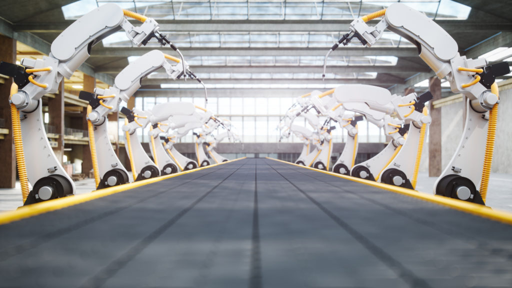 robot assembly line