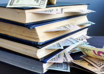 books with money inside