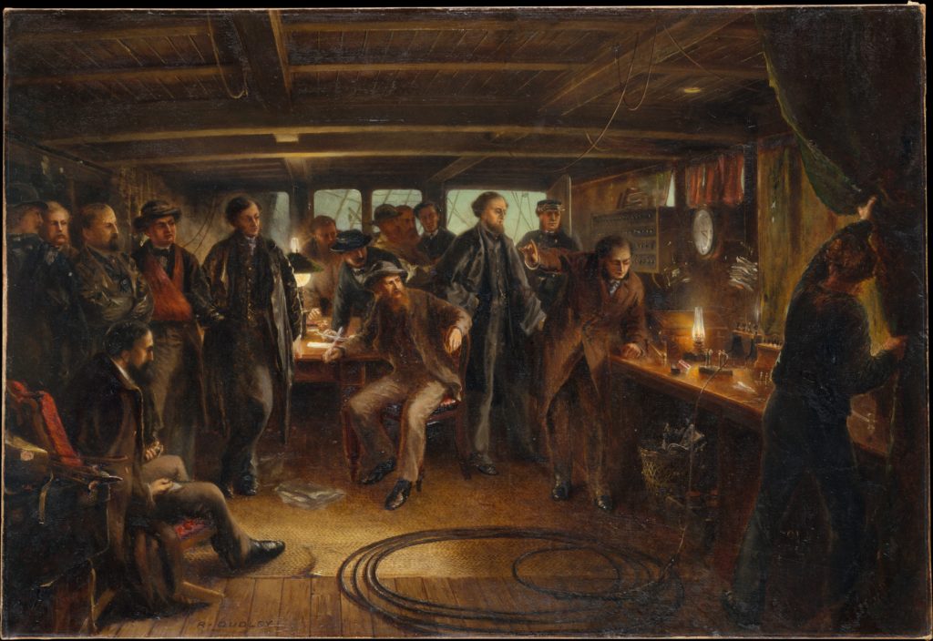 Image of painting "Awaiting the Reply"