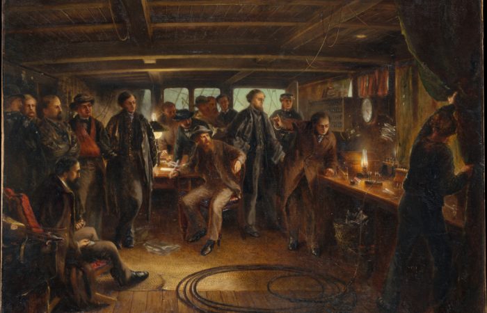 Image of painting "Awaiting the Reply"