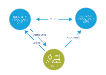 graphic depicting concept of federated access