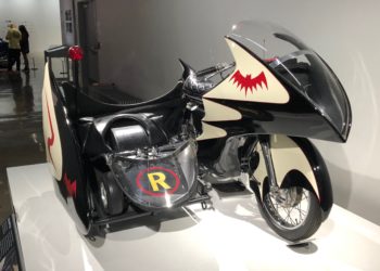 The Bat-Cycle at the Petersen Auto Museum