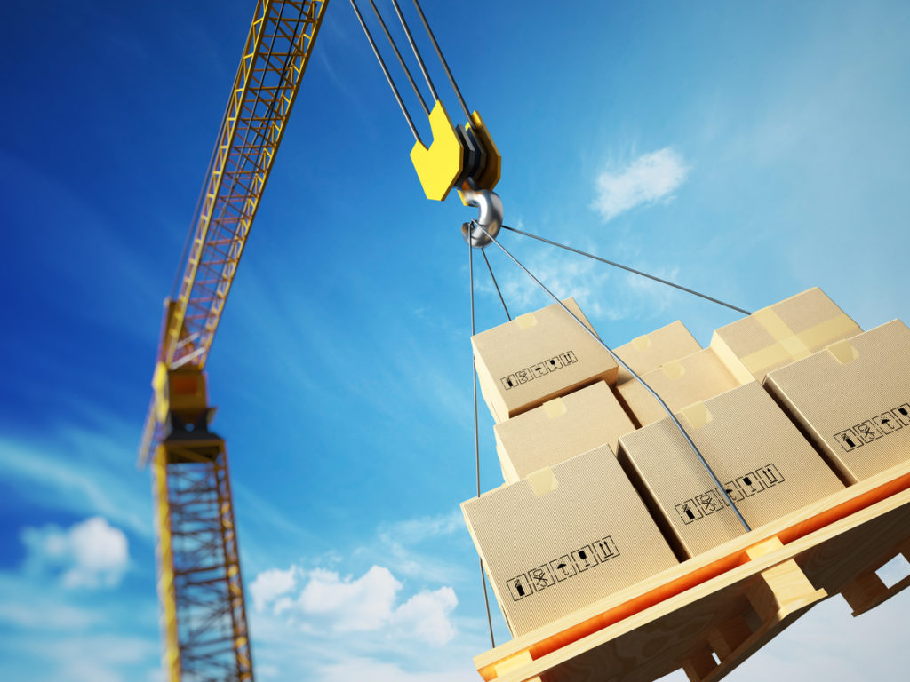 crane lifting a heavy load