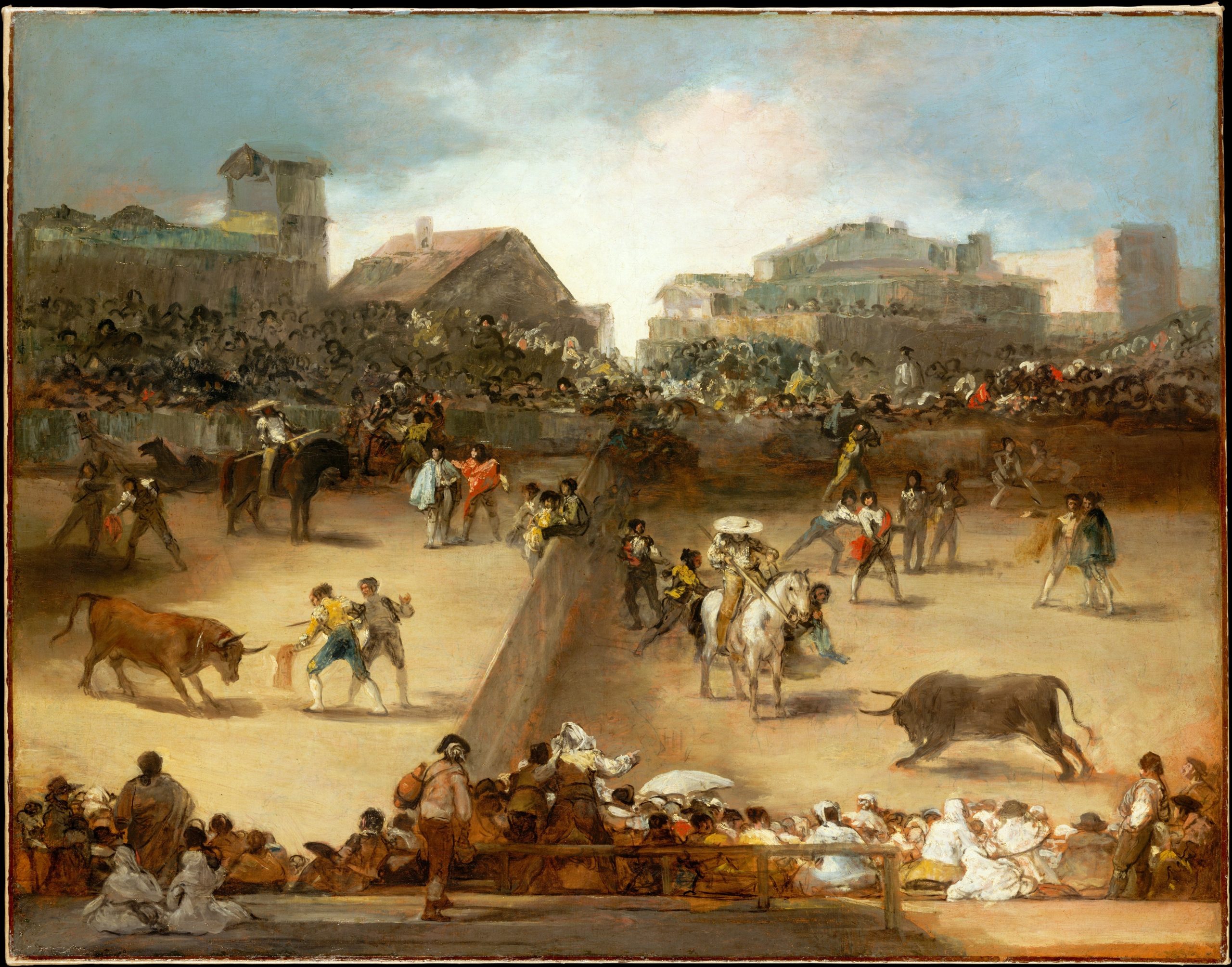 Image of painting - Bullfight in a Divided Ring