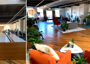 before and after photos of the Silverchair office