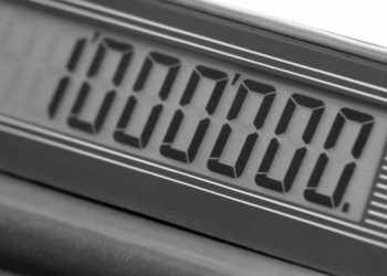calculator screen showing 1000000