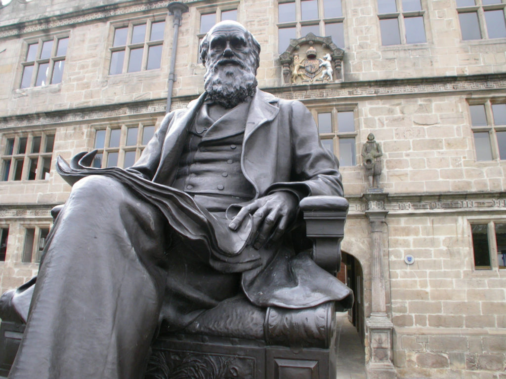 Stature of Charles Darwin