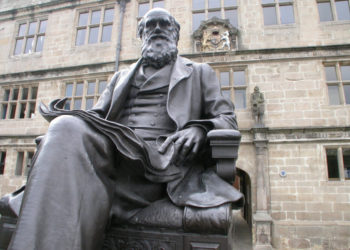 Stature of Charles Darwin