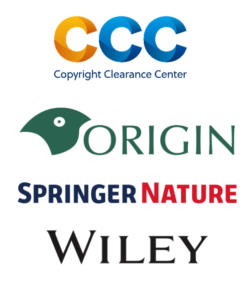 ccc, origin, springer nature, Wiley logos
