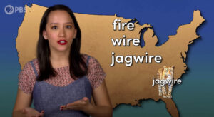 screengrab with map of the US, and the words fire, wire, and "jagwire" with a picture of a jaguar