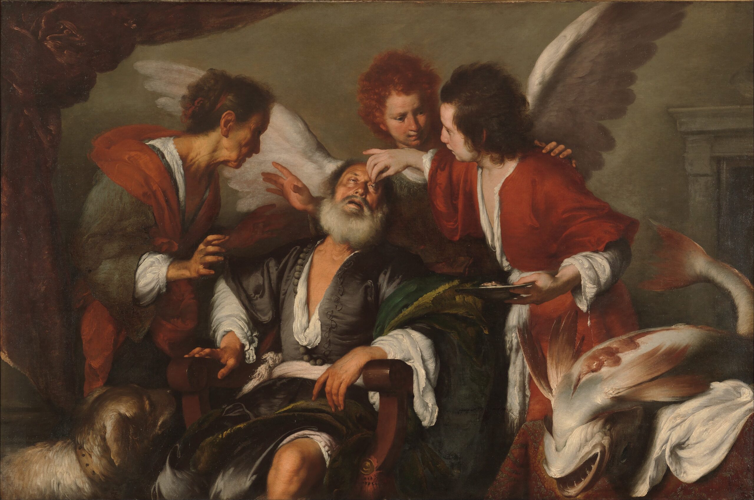 Painting: Tobias Curing His Father's Blindness