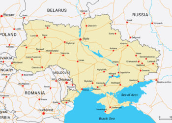 map of Ukraine