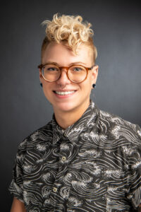 Professional headshot for Grey Pasiak, GCCIS/Student Success Librarian at RIT, the Rochester Institute of Technology