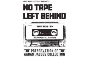 Logo for "No Tape Left Behind" the Aadam Jacobs archive