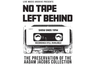 Logo for "No Tape Left Behind" the Aadam Jacobs archive