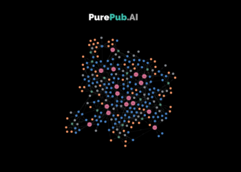 Decorative image representing the PurePub.AI conference