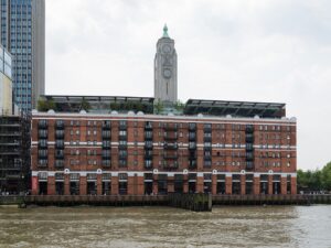 Photograph of the OXO Tower in London, England