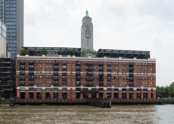 Photograph of the OXO Tower in London, England